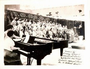 The Armenian National Chorus.  "Armenian Day," World's Fair, Chicago, 1933.