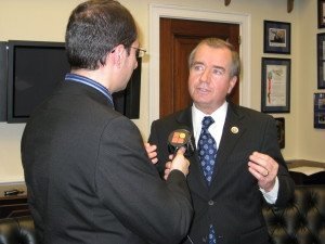 Rep. Royce (R-Calif.) talking to the Weekly's Mouradian