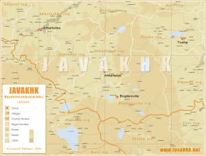 Map of Javakhk