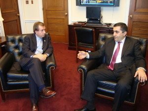 Armen Rustamyan with Rep. Ed Royce (R-Calif.)