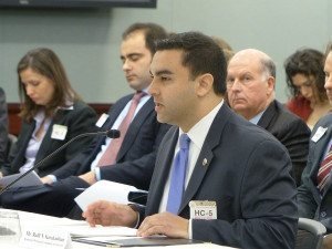 ANCA Legislative Affairs Raffi Karakashian testifying before the House Appropriations Subcommittee on Foreign Operations