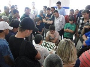 Mekhitarian during a chess match in February 2013.