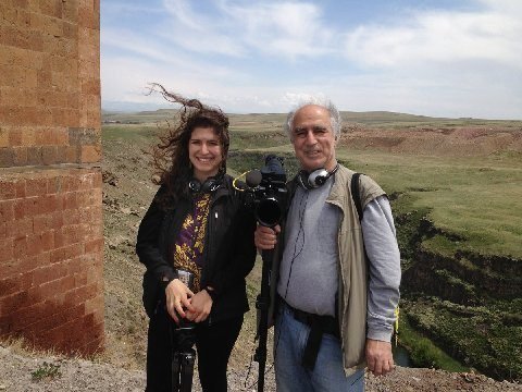  Nubar and Abby Alexanian during a recent trip to Historic Armenia. (Photo by Sona Gevorkian)