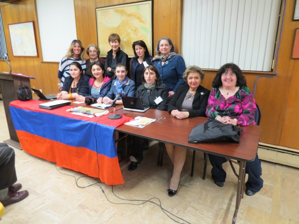 Participants from the panel discussion hosted by the Armenian International Women’s Association (AIWA) 