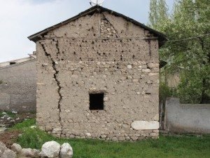 Armenian headstone repurposed in village of Pirkinik, since renamed Cayboyu.