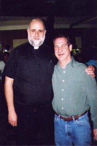The late Der Vartan Kassabian in his pastoral days with good friend Greg Minasian.