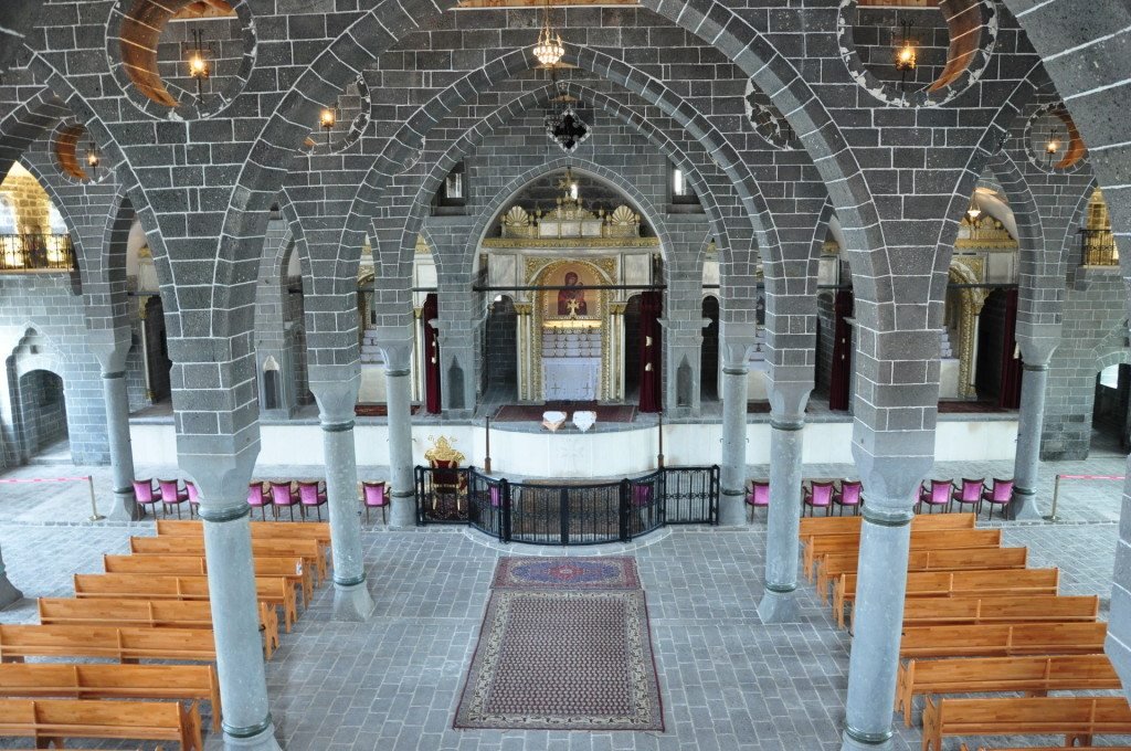 The interior of the Sourp Giragos Armenian Church in Diyarbakir