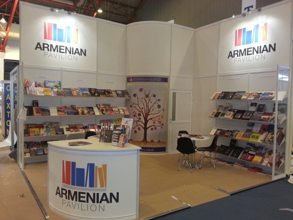 The London Book Fair will be held from April 8-10, 2014, and will again include the Armenian Pavilion stand