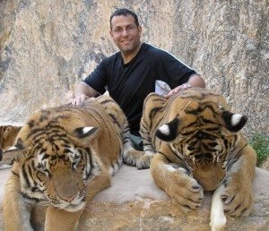 Ric Gazarian finds the tigers in India quite friendly during his travels abroad.