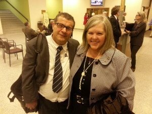 ANC Tennessee leader Bearj Barsoumian with TN State Government Committee member Rep. Deborah Moody