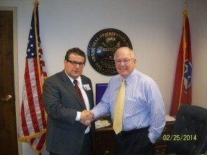 ANC TN leader Bearj Barsoumian with TN State Government Committee Member Rep. Richard Floyd