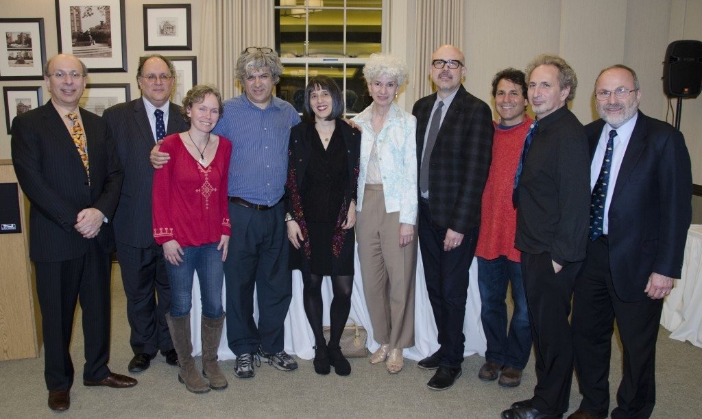 Members of the Armenian Center at Columbia University’s Board of Directors with the 2014 Anahid Literary Award recipients. (Photo credit: Dr. Robert V. Kinoian)