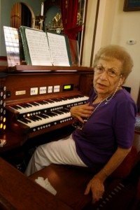 Octogenarian Sylvia Tavitian continues to play the organ after 66 years at Armenian Church at Hye Pointe in Haverhill.