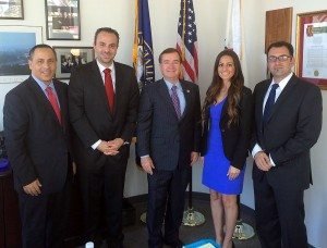 ANCA leaders from across southern California recently discussed a number of serious issues facing Armenia, Artsakh and the Armenian Diaspora with House Foreign Affairs Committee Chairman Ed Royce (R-Calif.) at his District Office in Brea, California.