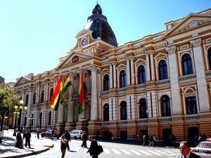 Bolivia’s Palace of Congress in La Paz