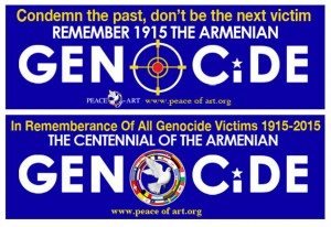 The next billboard will read, "1915-2015 the Centennial of the Armenian Genocide."