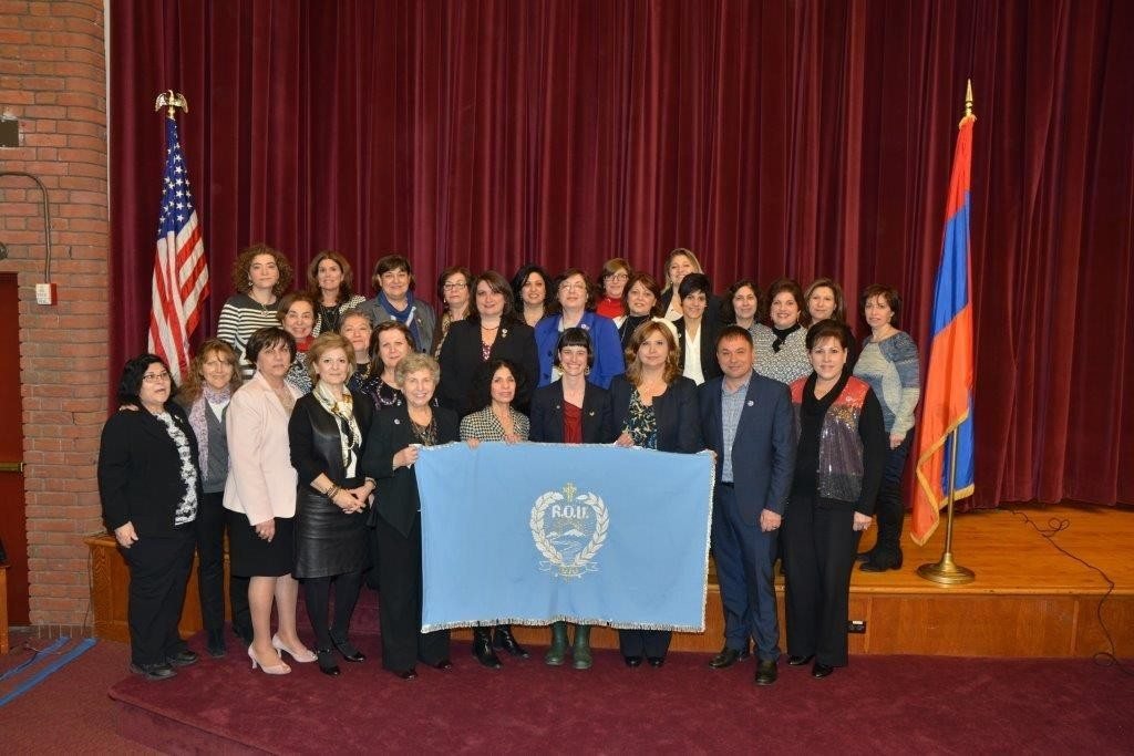 A group shot of the participants of the symposium titled ‘Rebuilding a Nation: The Armenian Woman’s Century of Resistance and Empowerment’