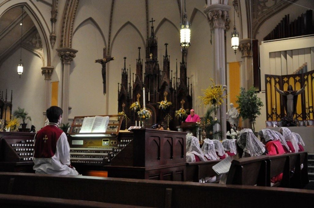 A scene from the  Ecumenical Service at the Cathedral of Saint Paul (photo: George Aghjayan)