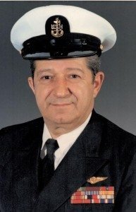John Kazarosian in his U.S. Navy uniform