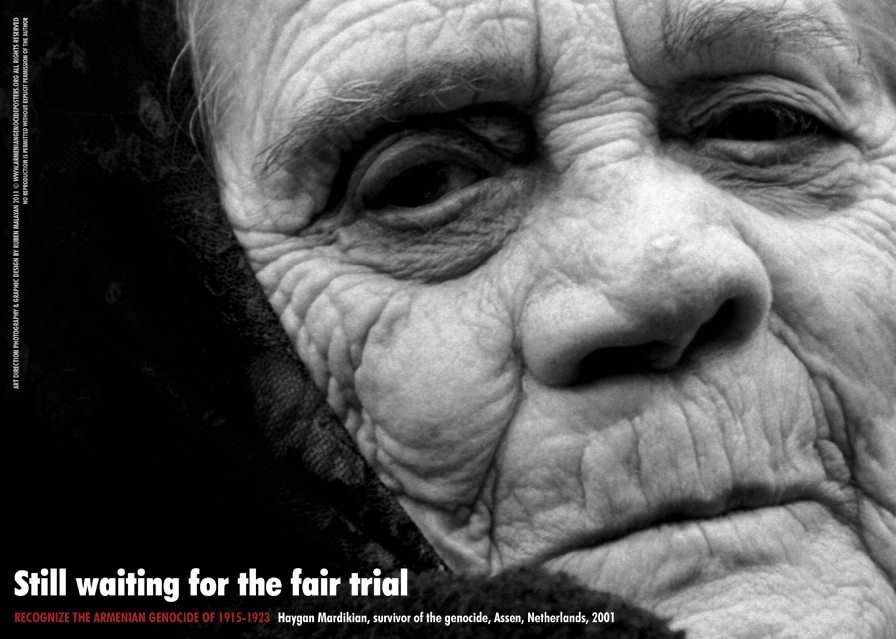 'Still waiting for the fair trial' (Design and photo: Ruben Malayan)