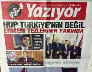AKP smear campaign against HDP and Demirtas for 'collaboration' with Armenian Diaspora