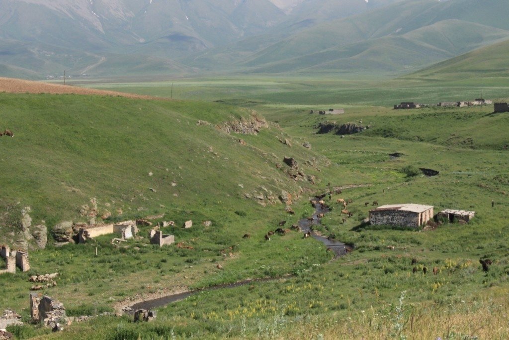 Part of Verin Shorzha in the valley