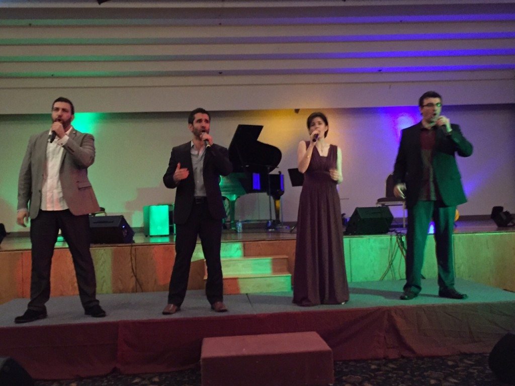 Electricity was in the air as more than 200 people streamed into the Haik and Alice Kavookjian Auditorium of the Diocese of the Armenian Church of America (Eastern) on June 26 to hear the acclaimed Huyser Music Ensemble