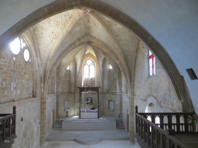 Restored interior, taken from the gallery, Sourp Advadzadzin Church - 2015