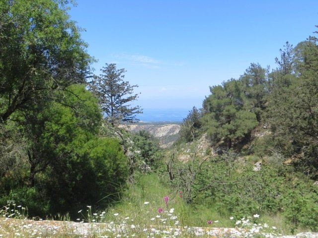The view from Magaravank across the Mediterranean and far into Turkey - May 2015