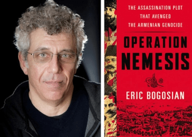 Eric Bogosian and the cover of Operation Nemesis 