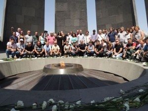 Participants of this year's trip at Dzidzernagapert