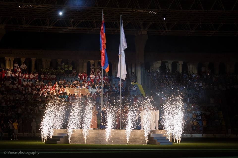 A scene from the opening ceremony