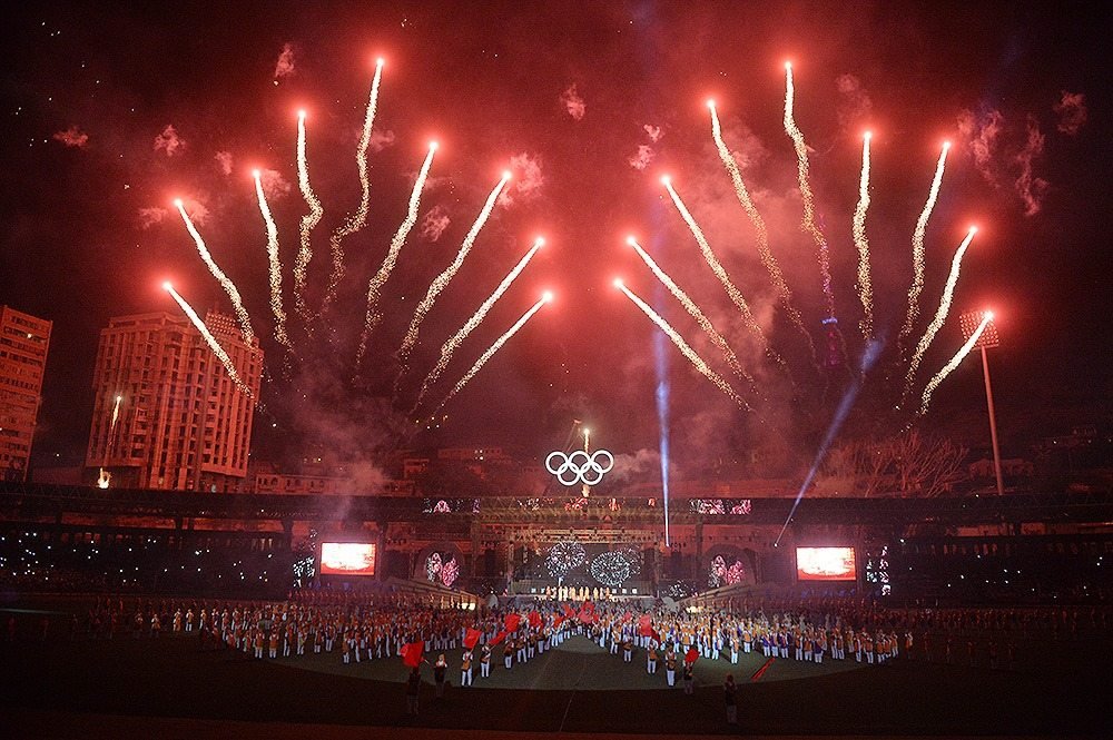 A scene from the Opening Ceremony