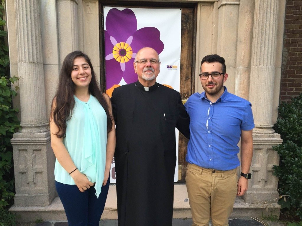 Two students from Jerusalem’s Sts. Tarkmanchatz School visit St. Nersess Seminary
