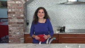 Lisa Kouchakdjian is right at home inside her Armenian kitchen