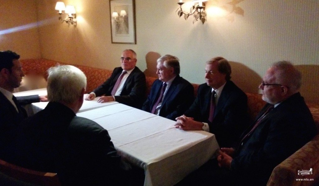 Edward Nalbandian meets OSCE Minsk group co-chairs (Photo: MFA.am)