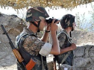 Four Armenian servicemen were killed today in an offensive operation launched by Azerbaijan on Sept. 25