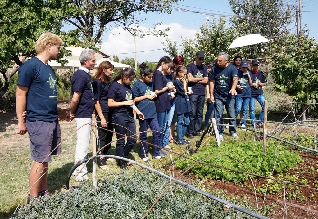 ATP hosted an open house at Karin Nursery where Samvel Ghandilyan and Tigran Palazyan introduced guests to the workers and grounds where more than 50 varieties of native fruit and decorative trees are being propagated.