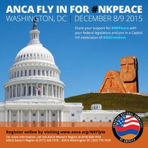 The ANCA is coordinating Washington DC advocacy days for #NKPeace on Dec. 8 and 9. Register for free at http://anca.org/nkflyin