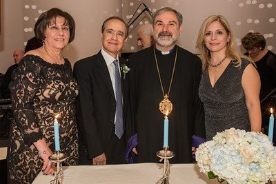 Bishop Anoushavan, ARS Regional Chairlady & Honorable Sponsors Dr. & Mrs. Kourkin & Talene Tchorbajian