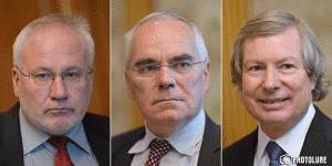 Ambassadors Igor Popov, Pierre Andrieu, and James Warlick (Photos: Photolure)