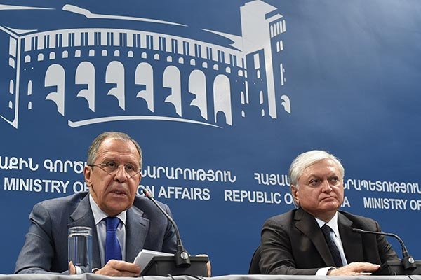 Lavrov and Nalbandian in Yerevan (Photo: Photolure)