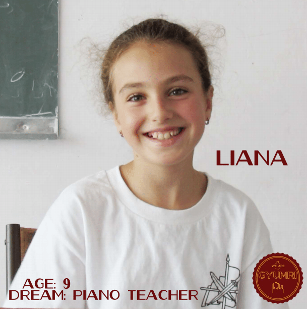 Nine year old Liana dreams to become a Piano Teacher