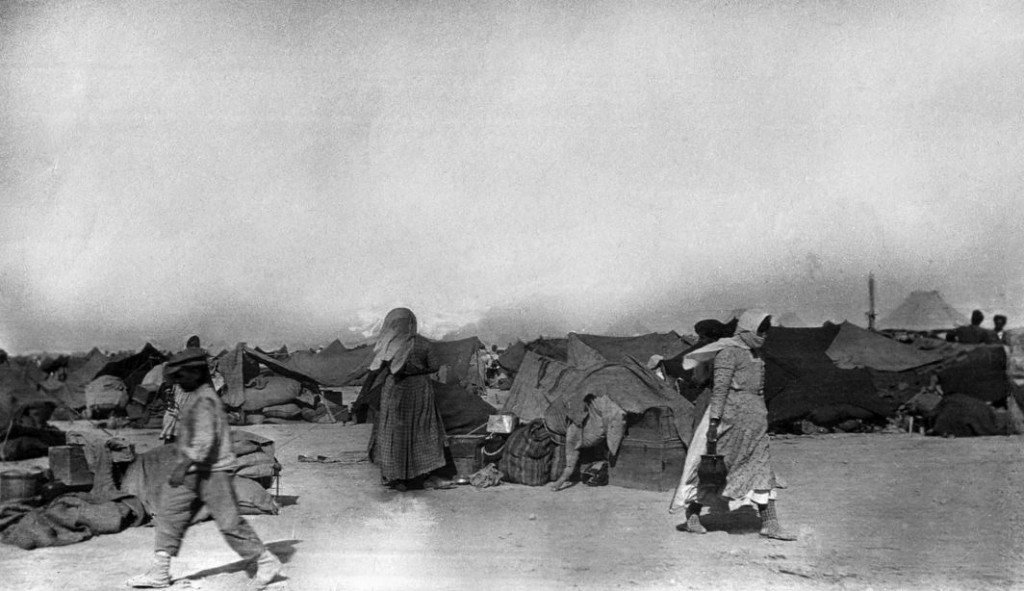Listed as a transit camp in a September 1915 guideline organizing the re-deportation process of Armenians arriving in Syria,  Meskeneh had operated as such from the onset of the deportations, but its importance grew with the closing of camps around Aleppo city in late 1915 and early 1916.
