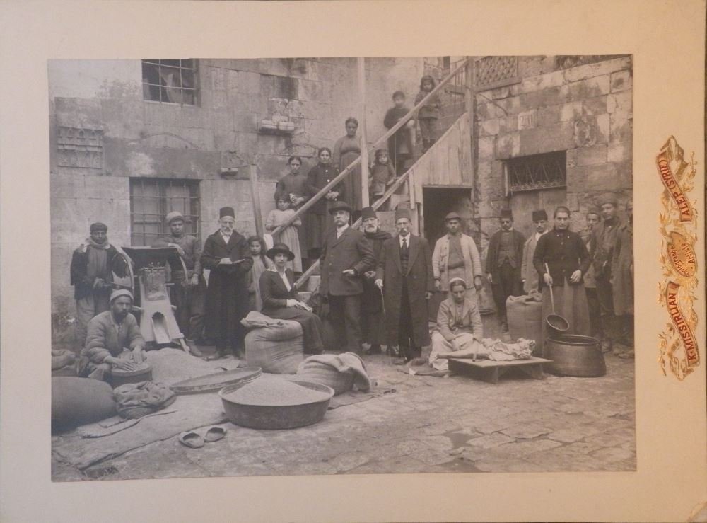 Nora Altounian (seated) helped save many orphans by anchoring them in Aleppo during the Armenian Genocide (Photo: AGBU Nubar Library Collection)