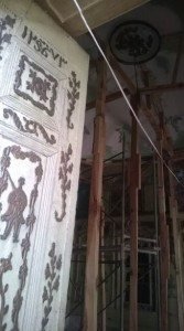 Restoration work at the Nazaryan house