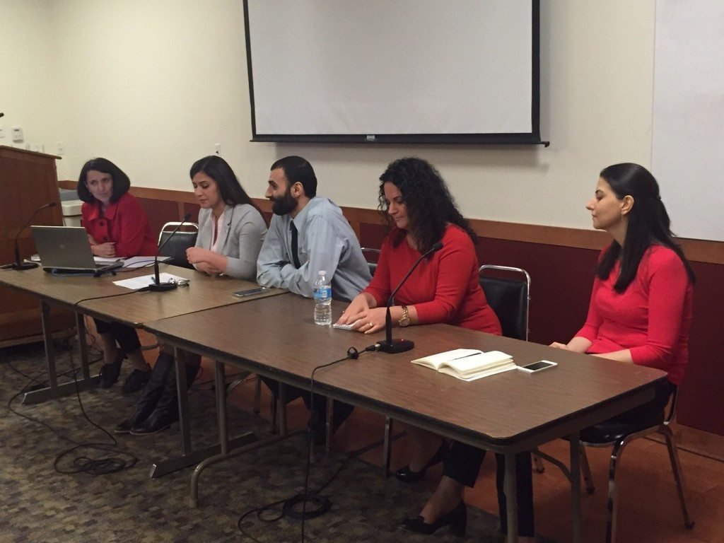 The panel panel discussion featured Konstantin Grigoryan, Armine Mosiyan, Anna Astvatsaturian Turcotte, and Olya Yordanyan and was moderated by Dr. Anna Ohanyan. 