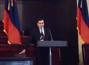 The inauguration of Levon Ter-Petrosyan 