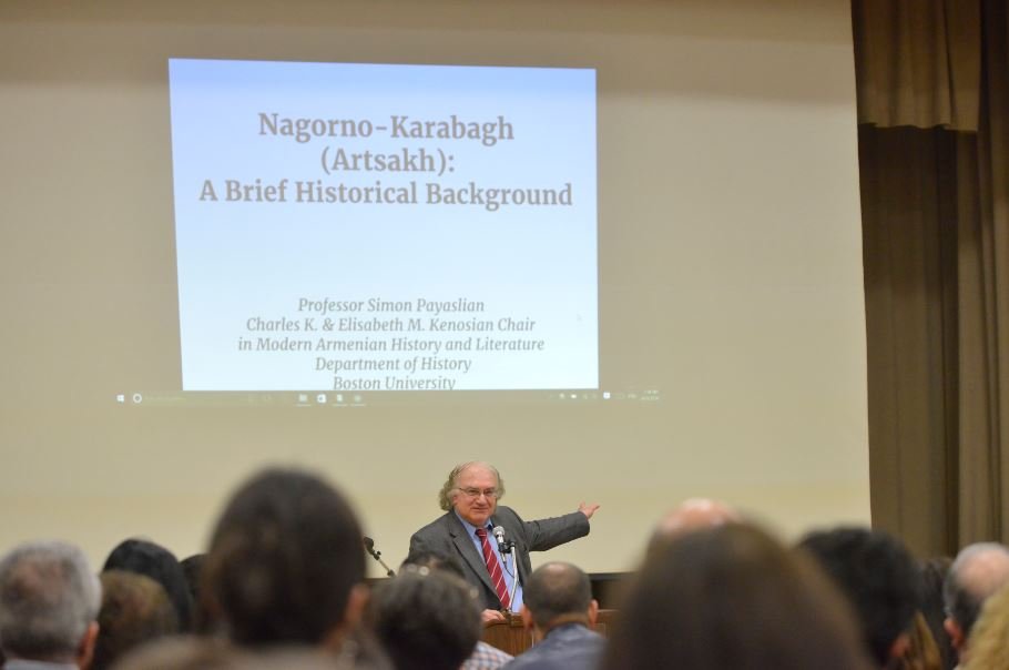 Dr. Simon Payaslian, the Charles K. and Elisabeth M. Kenosian Chair in Modern Armenian History and Literature at Boston University. (Photo: Kenneth Martin)