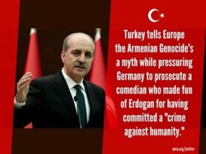 'The sad reality is that European leaders are allowing Turkish authoritarians to impose their values on Europe,” the ANCA said in a Facebook post.